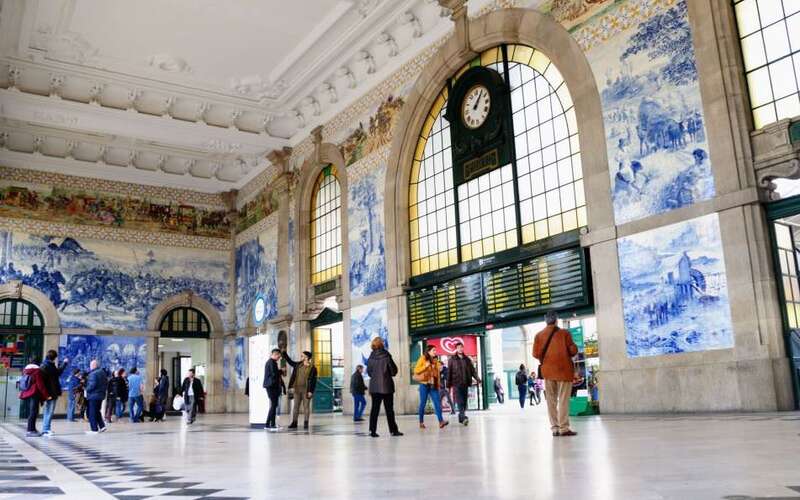 Bahnstation Sao Bento in Porto