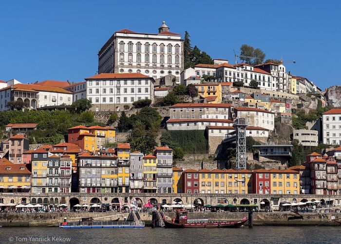 Ufer der Altstadt in Porto ufer der altstadt in porto