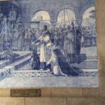 Wandfliesen im Bahnhof von Porto