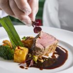 Steak auf dem Teller