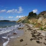 Stielküste mit Strand an der Ostsee