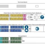 Deckplan MS Rhein Symphonie
