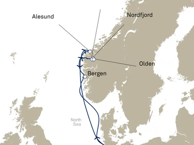 routenkarte queen mary 2