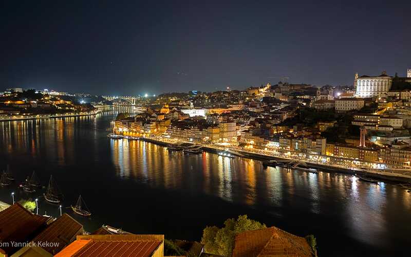 porto bei nacht