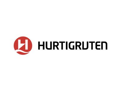 Logo der Reederei Hurtigruten