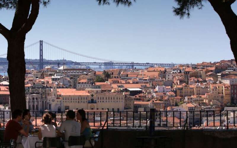 Lissabon - Blick auf die Altstadt