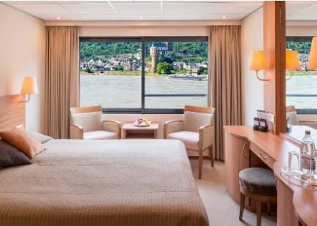 MS Rhein Symphonie 2-Bett Kabine Mitteldeck