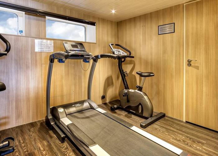 Fitnessgeräte an Bord