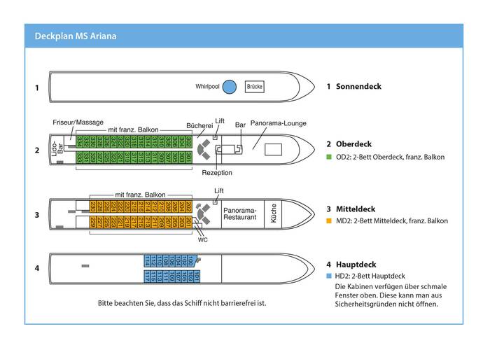 deckplan ms ariana