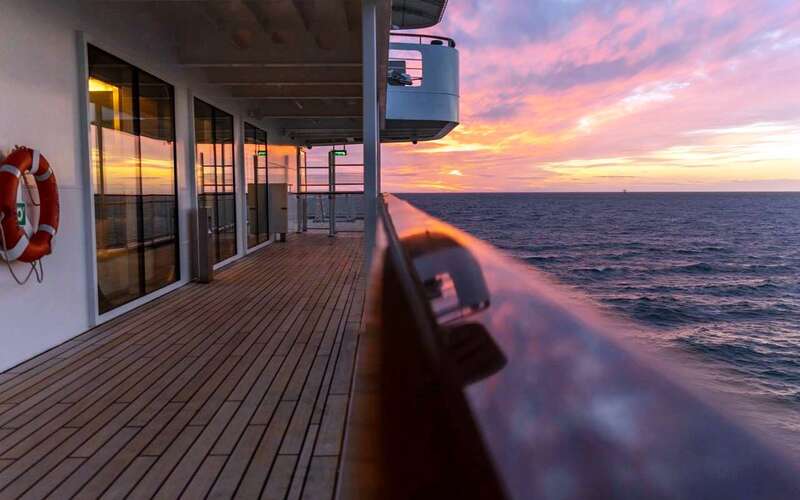 Deckumlauf auf der MS Europa 2