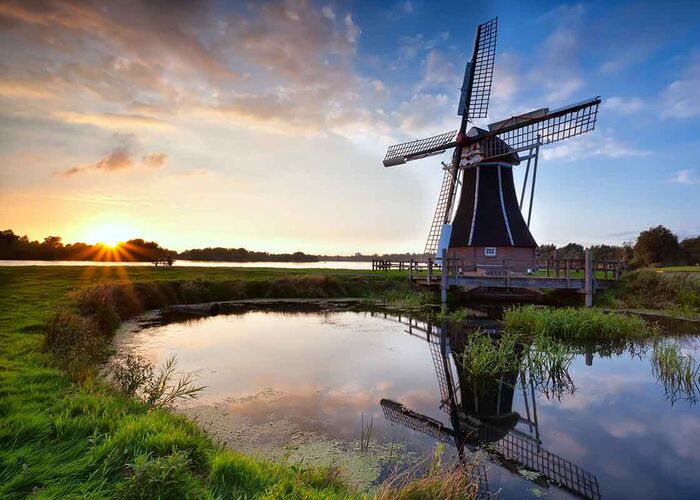 Windmühle in Holland