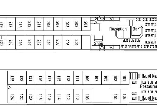 MS Normandie Deckplan